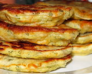 Капустные оладьи