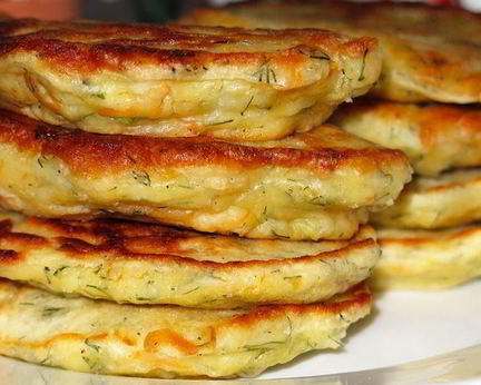 Капустные оладьи