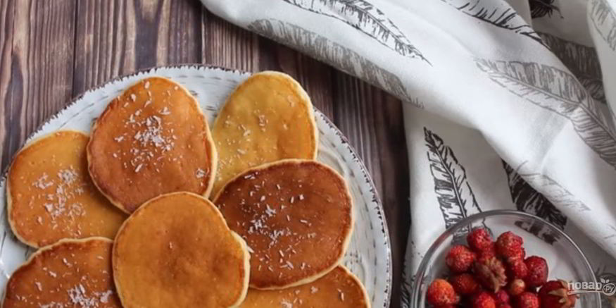 Рецепт кокосовых оладий