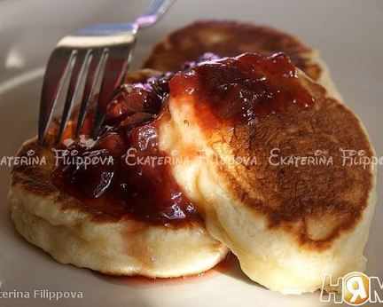 Лимонные дрожжевые оладьи