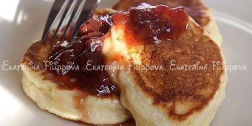 лимонные дрожжевые оладьи