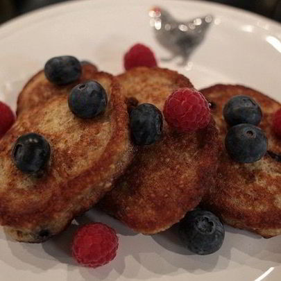 Миндально-банановые оладушки