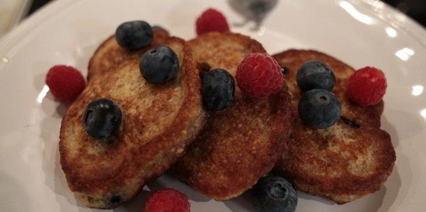 Рецепт миндально-банановых оладушки