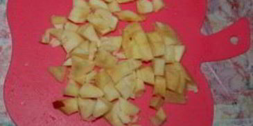 оладушки на кефире с яблоками