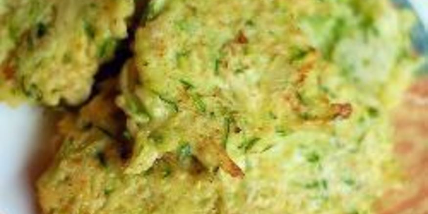 Рецепт оладий из кабачков с творогом