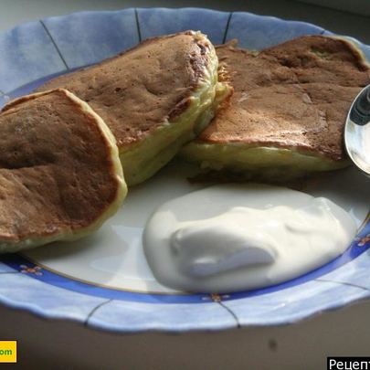 Оладьи из кабачков сладкие