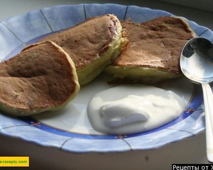 Оладьи из кабачков сладкие