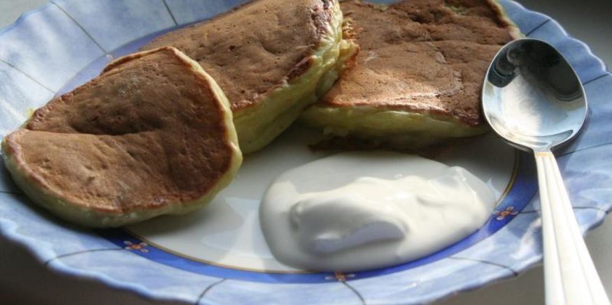 Рецепт оладий из кабачков сладкие