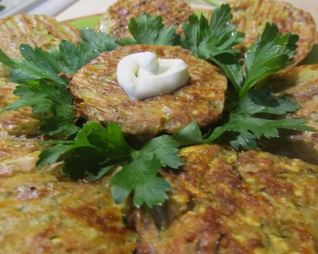 Оладьи из кабачков в духовке