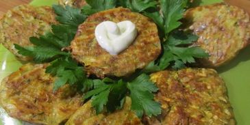 оладьи из кабачков в духовке