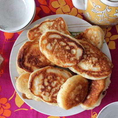 Оладьи на прокисшем молоке