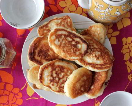 Оладьи на прокисшем молоке