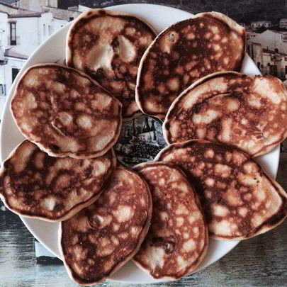 Оладьи на сливках