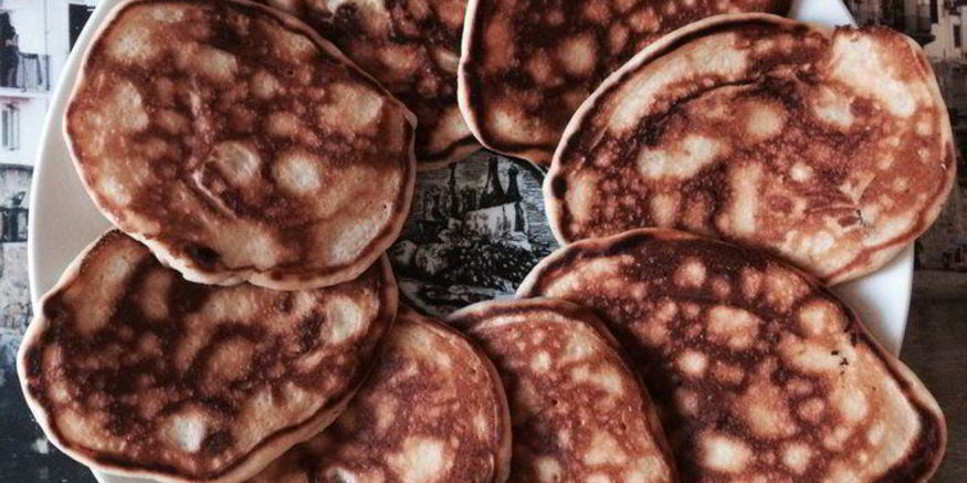 Рецепт оладий на сливках