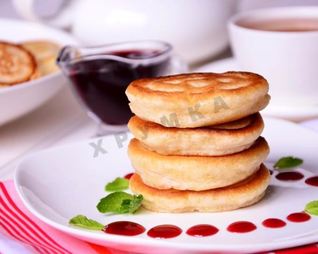 Оладьи на сыворотке пышные без яиц