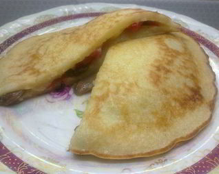 Оладьи с начинкой