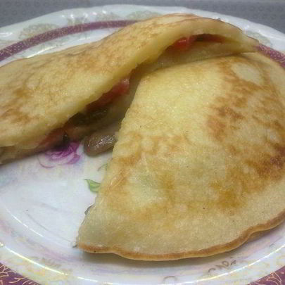 Оладьи с начинкой