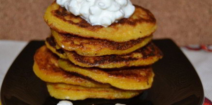 Рецепт оладий с тыквой