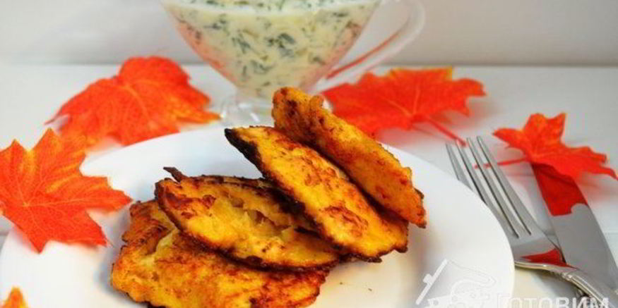 Рецепт осенних куриных оладий-котлет