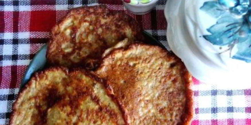 Рецепт печеночных оладий с сыром