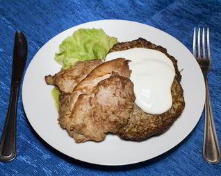 Свиные оладьи