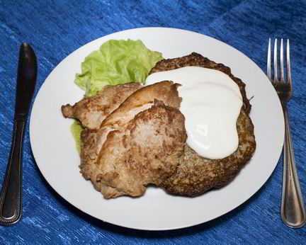 Свиные оладьи