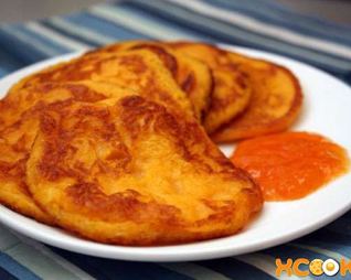 Тыквенные оладьи