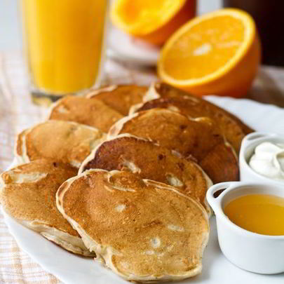 Яблочные оладьи