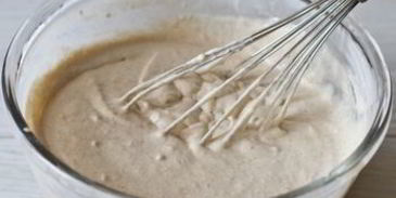 яблочные оладьи