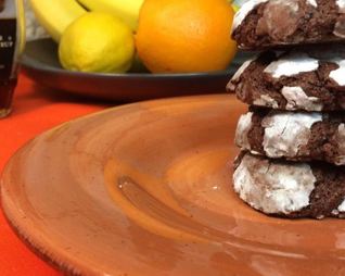 Двойное шоколадное печенье с имбирно-кофейными нотками