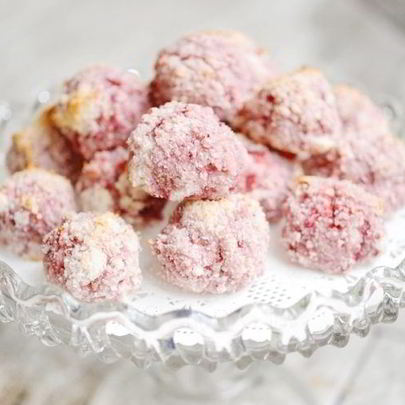 Клубничное печенье