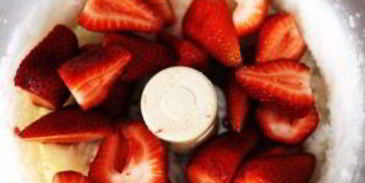 клубничное печенье