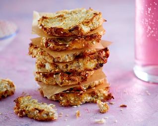 Кокосово-банановое печенье с кунжутом, без муки и сахара