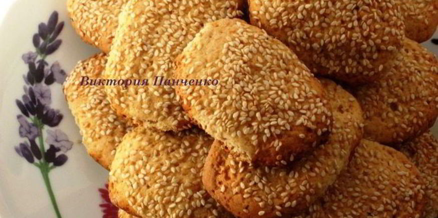 Рецепт королевских бискотти с кунжутом