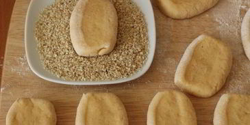 королевские бискотти с кунжутом