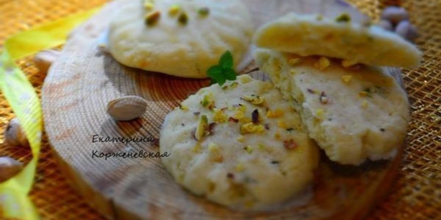 Рецепт лимонно-мятного печенье с помадкой