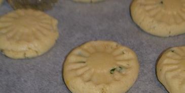 лимонно-мятное печенье с помадкой