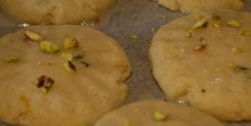 лимонно-мятное печенье с помадкой