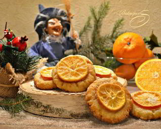 Мандариновое печенье