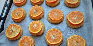 мандариновое печенье