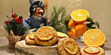 мандариновое печенье