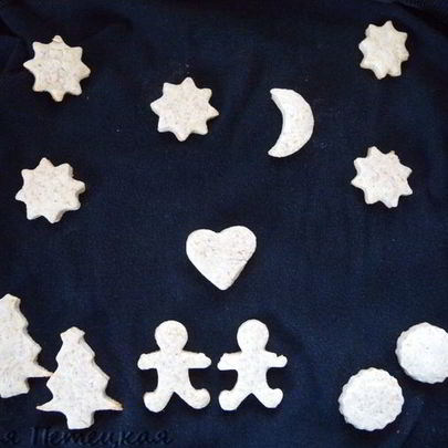 Молочное печенье с манкой и отрубями