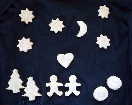 Молочное печенье с манкой и отрубями