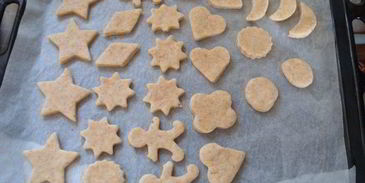 молочное печенье с манкой и отрубями