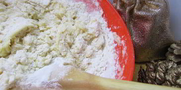 новогоднее печенье овечки