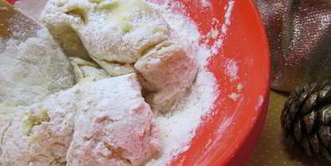 новогоднее печенье овечки