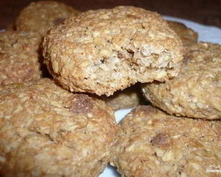 Овсяно-яблочное печенье