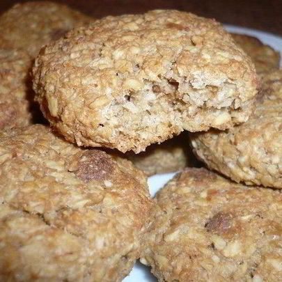 Овсяно-яблочное печенье