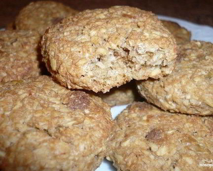 Овсяно-яблочное печенье