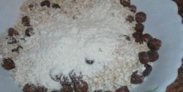 овсяно-яблочное печенье